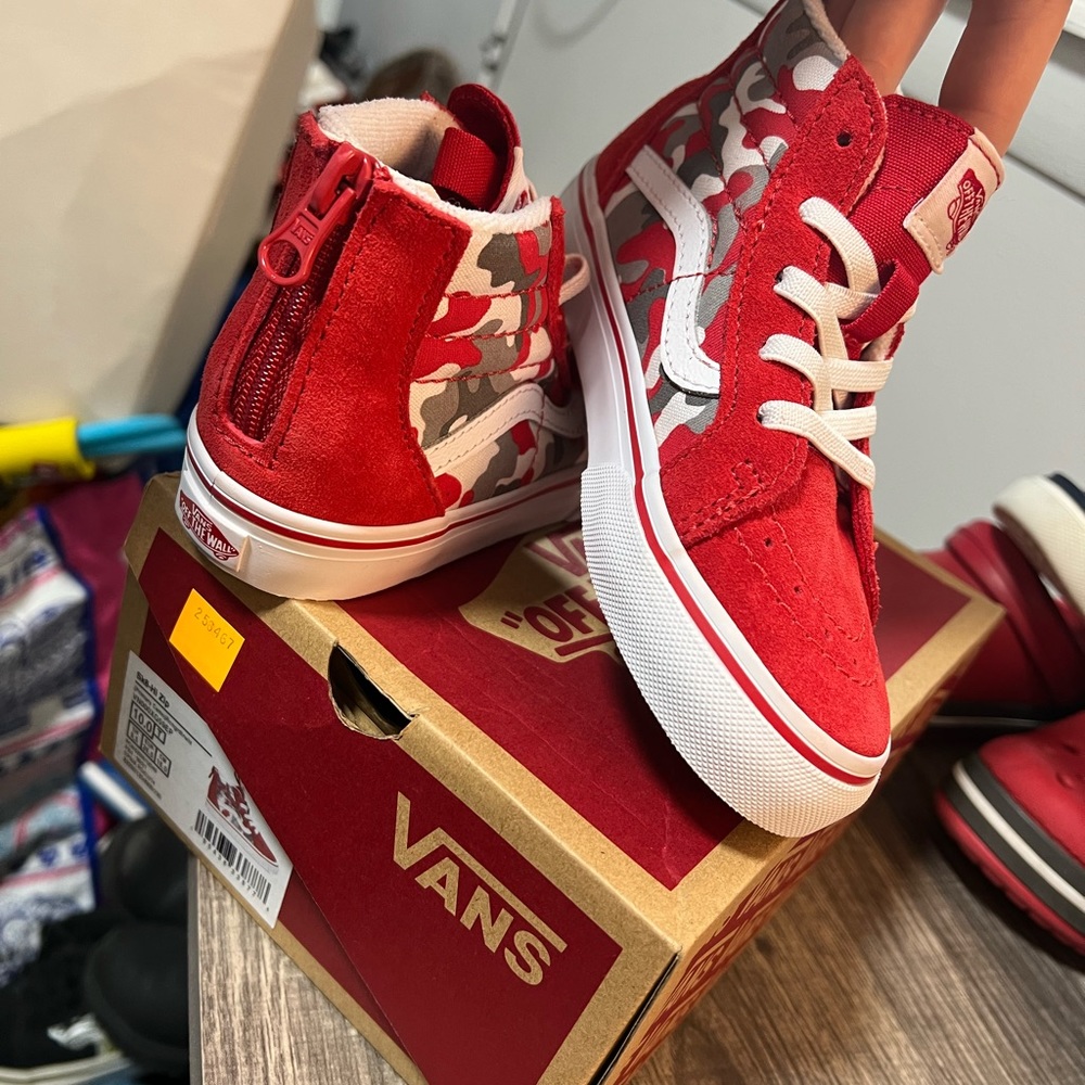 Vans size 10 toddler